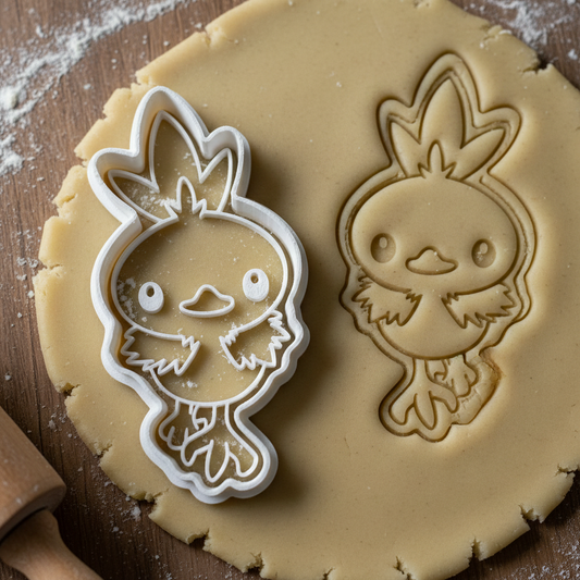 Emporte-pièce Torchic - Découpoir Pokémon pour Biscuits et Pâtisserie