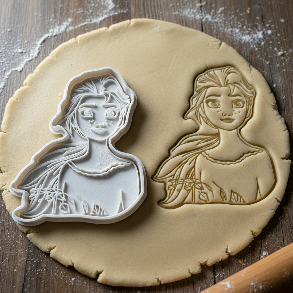 Emporte-pièce Elsa Reine des Neiges - Découpoir Pâtisserie Premium