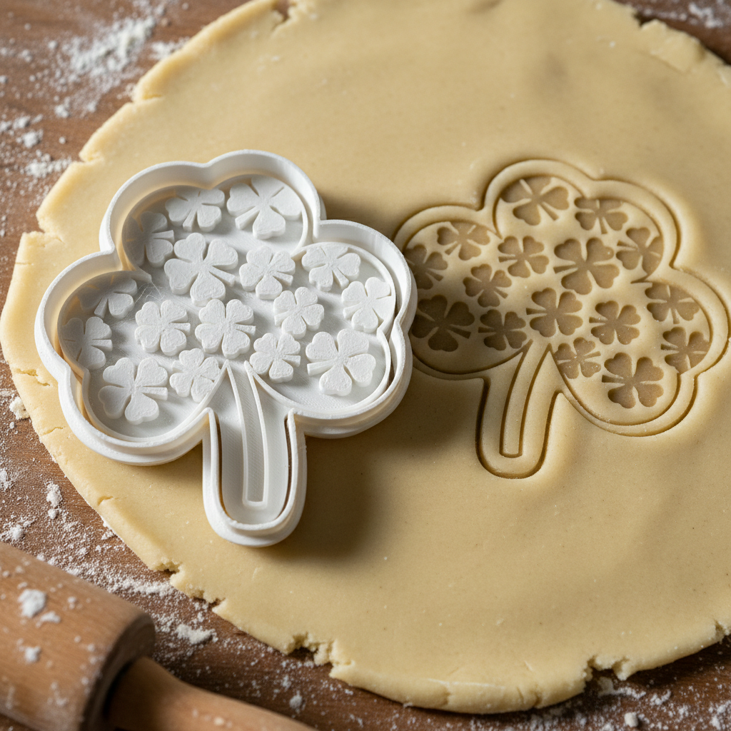 Emporte-pièce Trèfle - Découpoir Professionnel pour Biscuits et Pâtisserie
