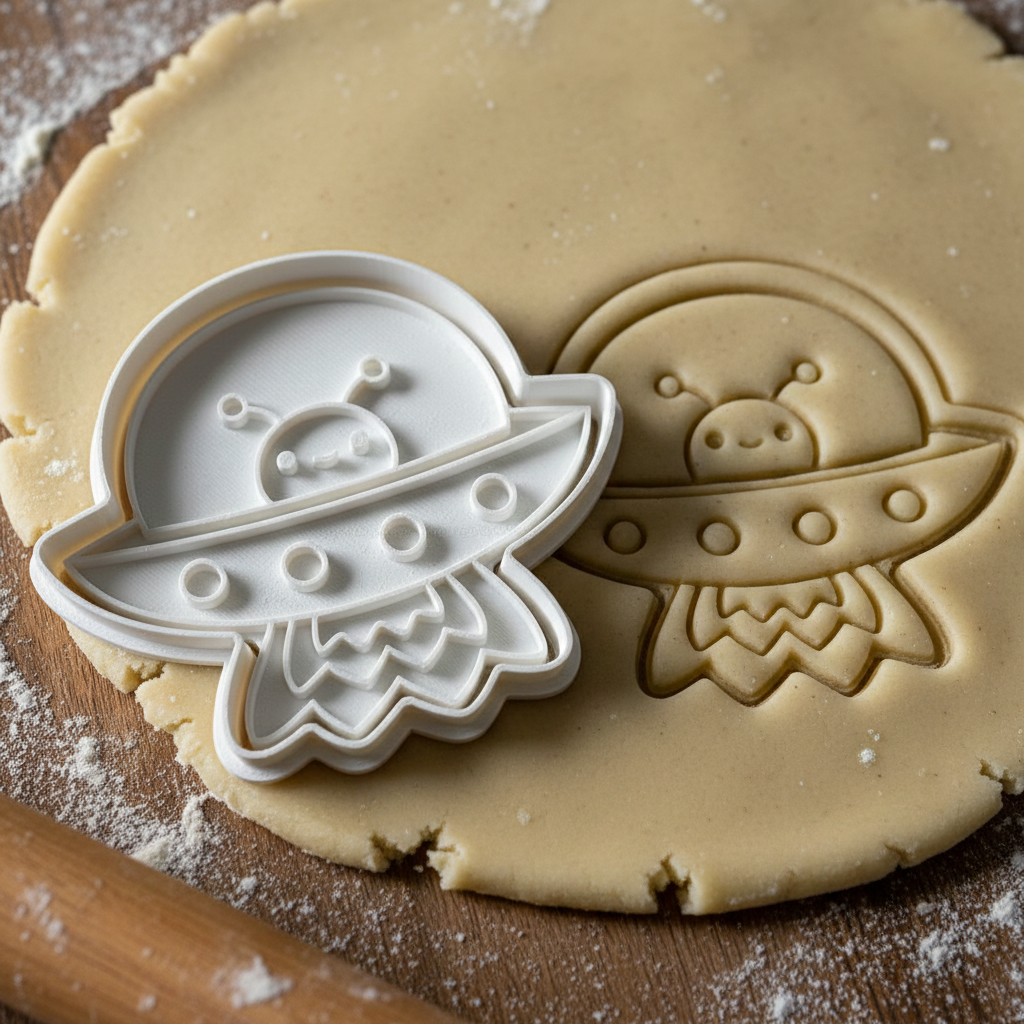 Emporte-pièce OVNI - Découpoir Soucoupe Volante pour Biscuits et Pâtisserie