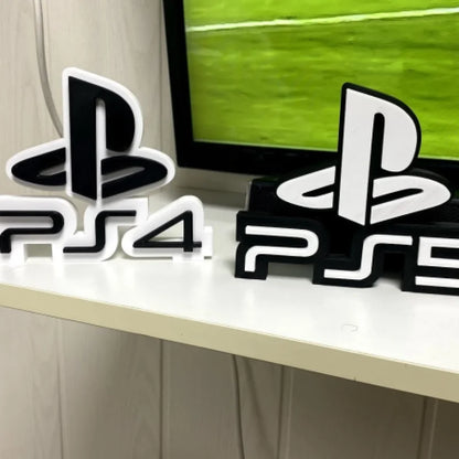 Logo PS4 Personnalisé -  PolyPrestige3D