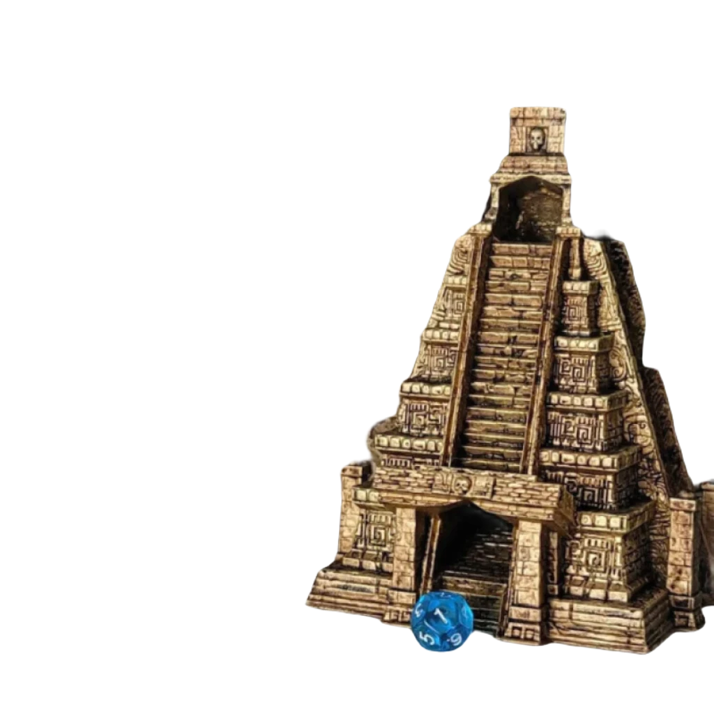 Tour de Dés du Temple Maya - PolyPrestige 3D