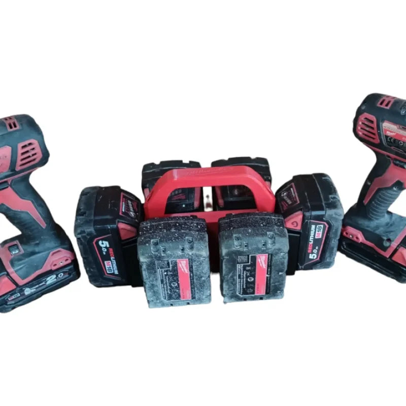 Porte-batteries Milwaukee 4-6 emplacements 