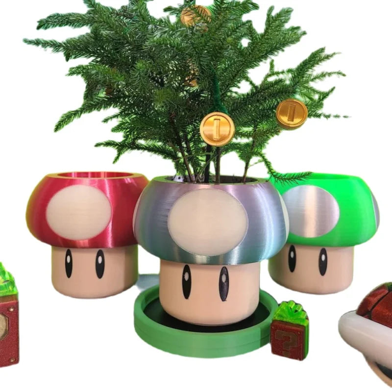 Jardinière Champignon Mario  - PolyPrestige