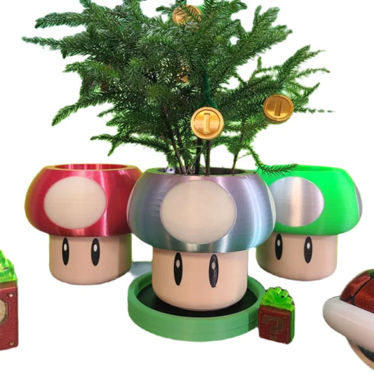 Jardinière Champignon Mario  - PolyPrestige