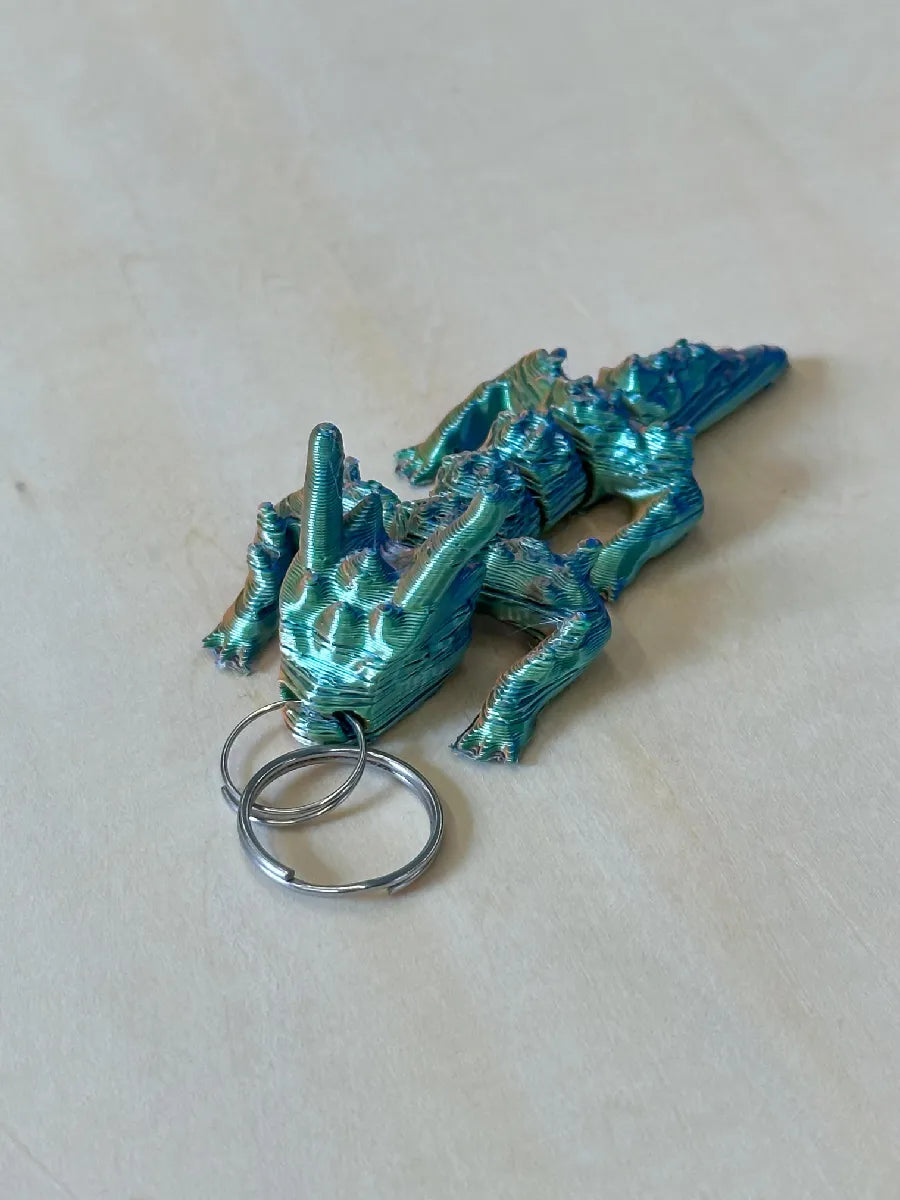 Porte-clés 3D Flexi Dragon