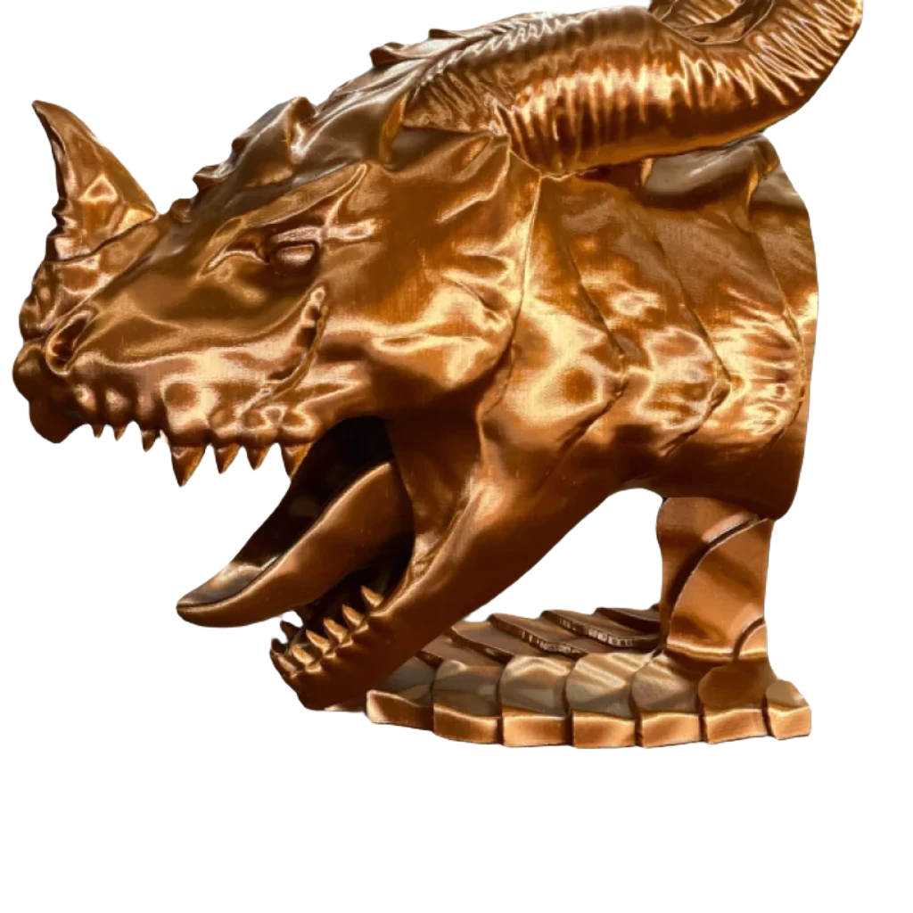 Tour de Dés à Tête de Dragon – PolyPrestige 3D