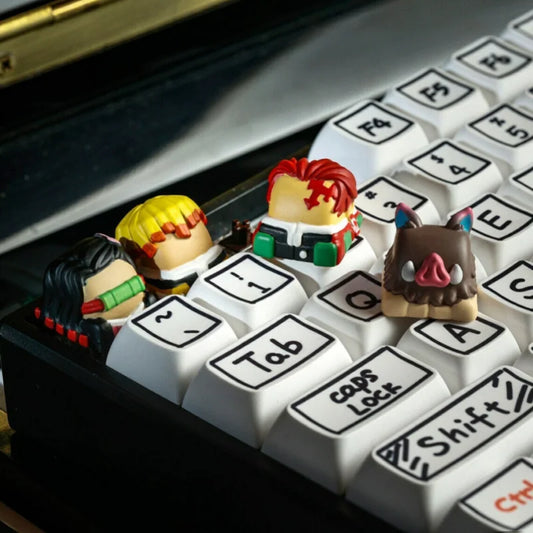 Keycaps Demon Slayer pour clavier mécanique