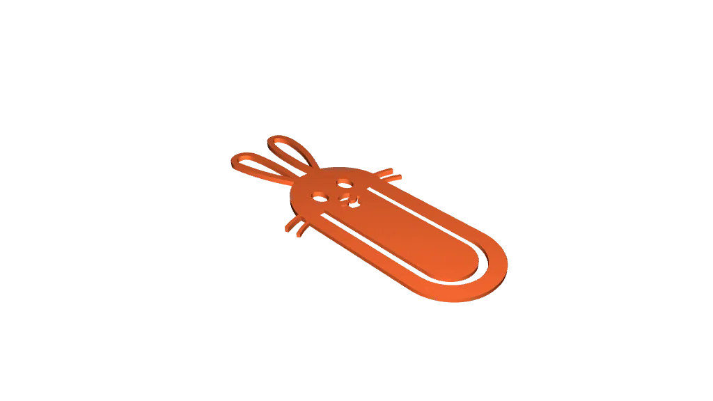 Marque-page Lapin mignon