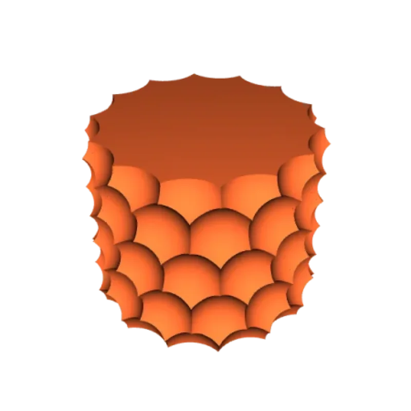 Anti-sphere Plant pot and Planter - Vase mode design
