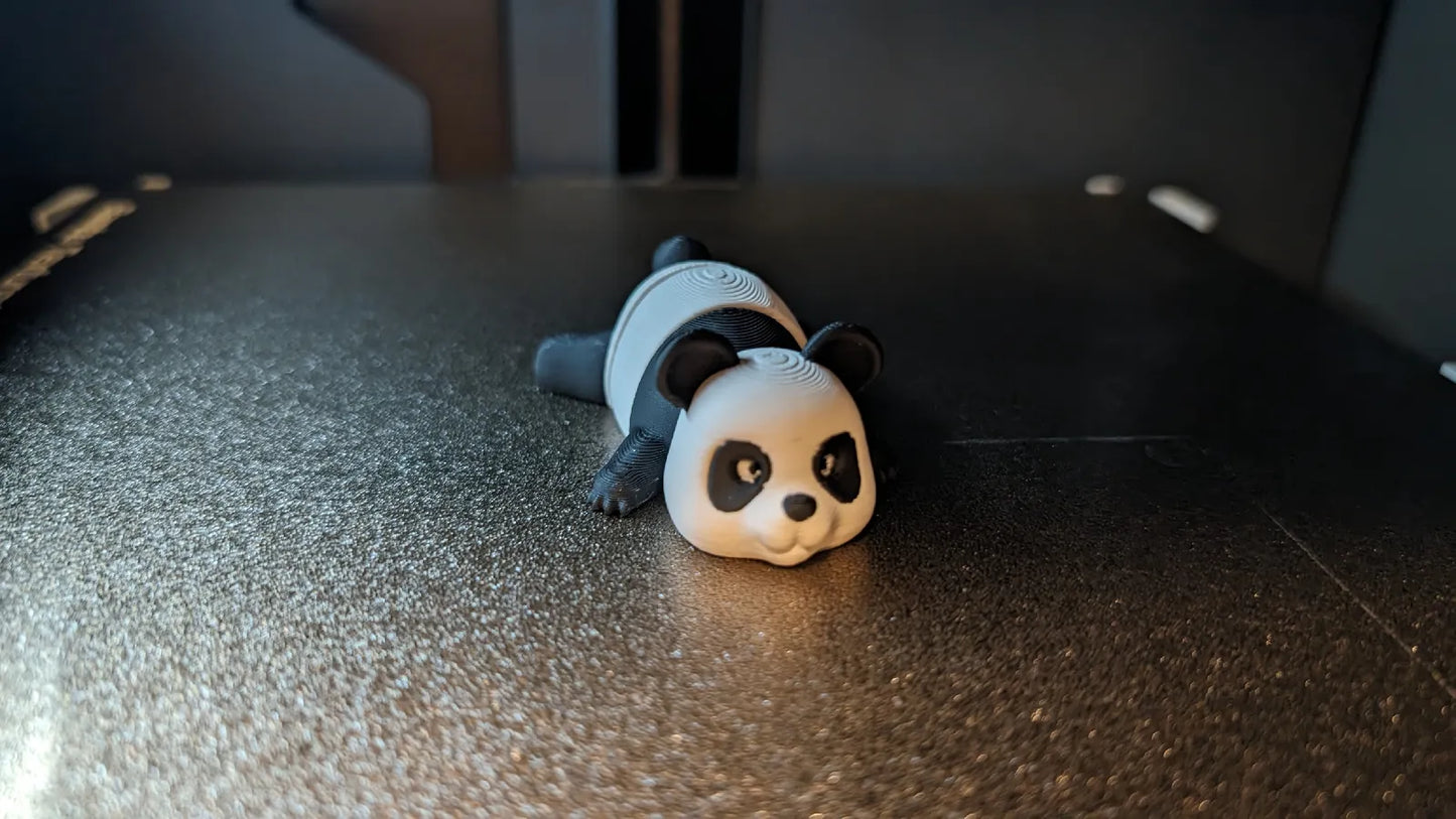 Porte-clés à figurine articulée Panda