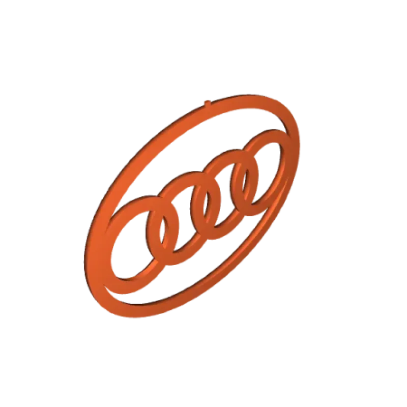 Audi logo stand