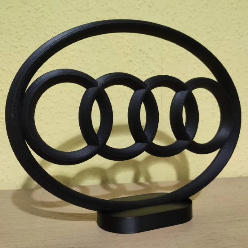 Audi logo stand