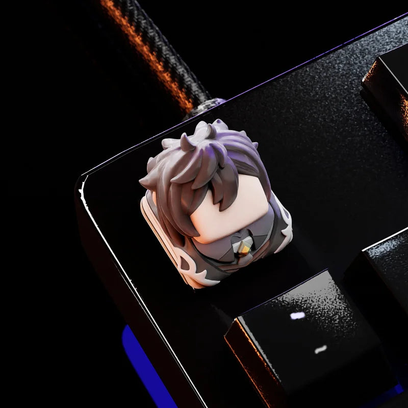 Keycaps Genshin Impact pour Clavier Mécanique 