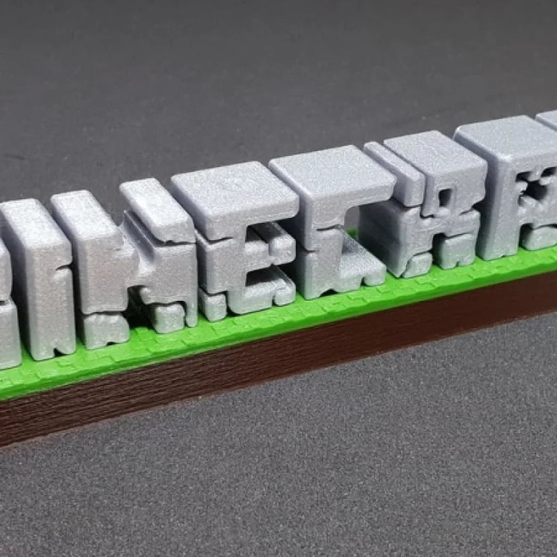 Logo Minecraft ⛏ -Personnalisation Unique | PolyPrestige3D