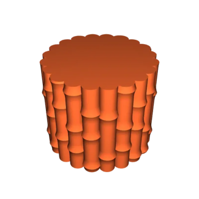 Bamboo Plant pot and Planter - Vase mode design
