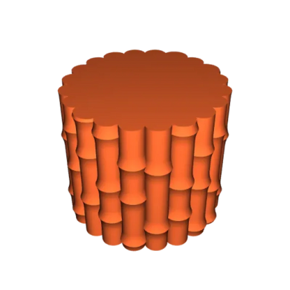 Bamboo Plant pot and Planter - Vase mode design