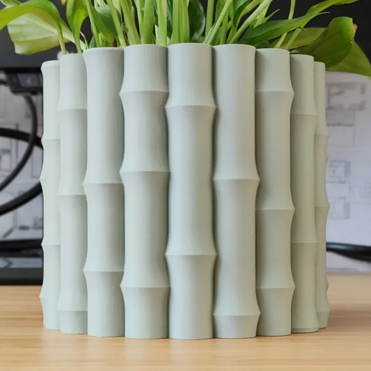 Bamboo Plant pot and Planter - Vase mode design
