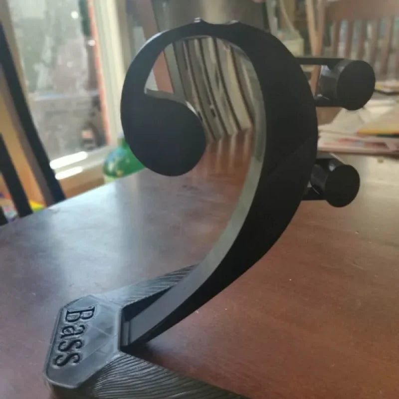 Bass Clef Headphone Stand