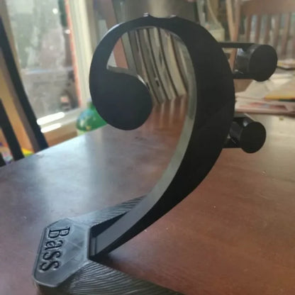 Bass Clef Headphone Stand