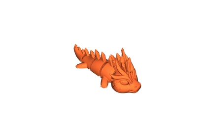 Dragon de Glace - Porte-clés dragon de glace à figurine articulée