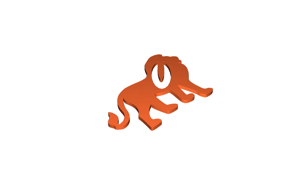 Marque-page Lion
