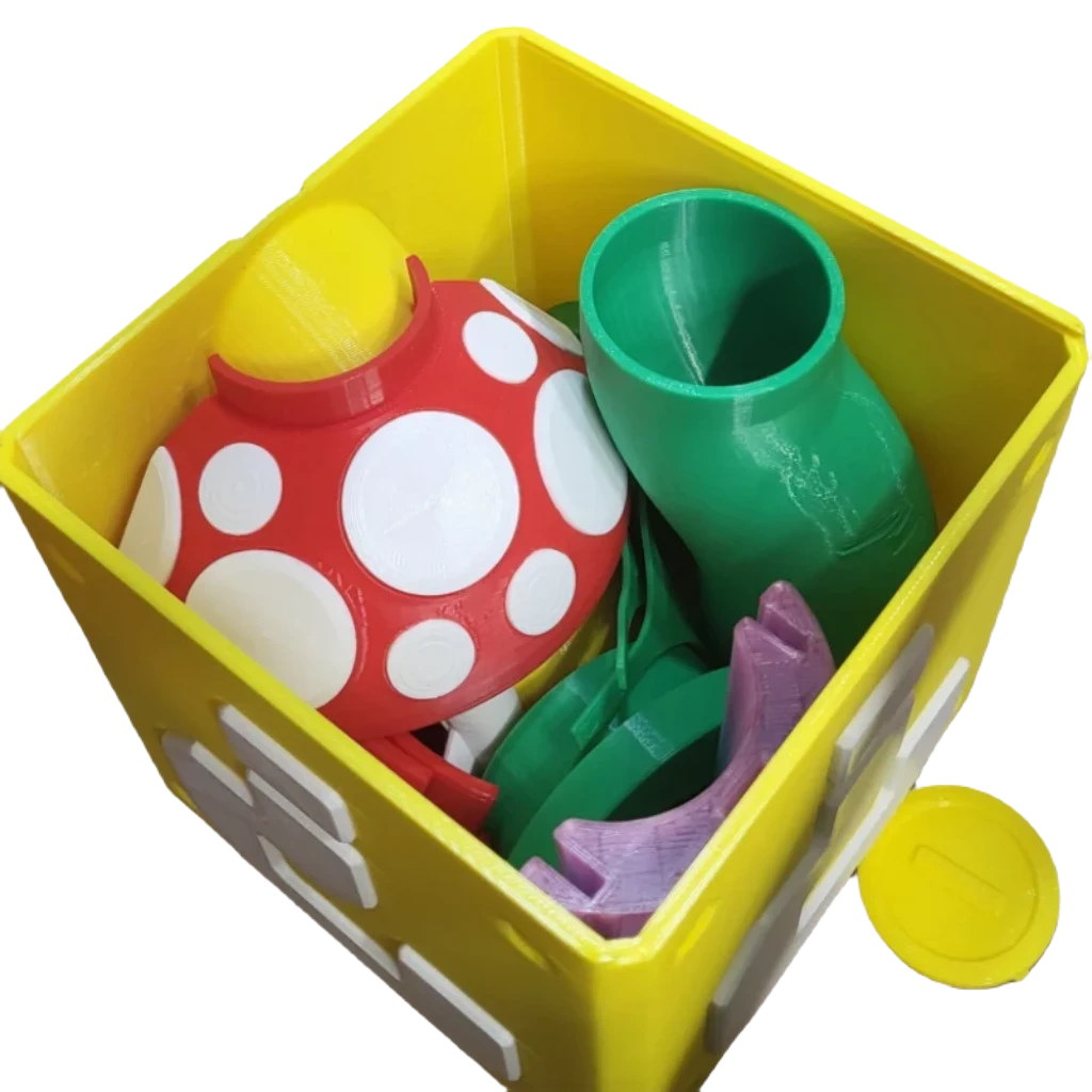 Tour de dés Mario - Poly Prestige 3D - Accessoire de Jeu