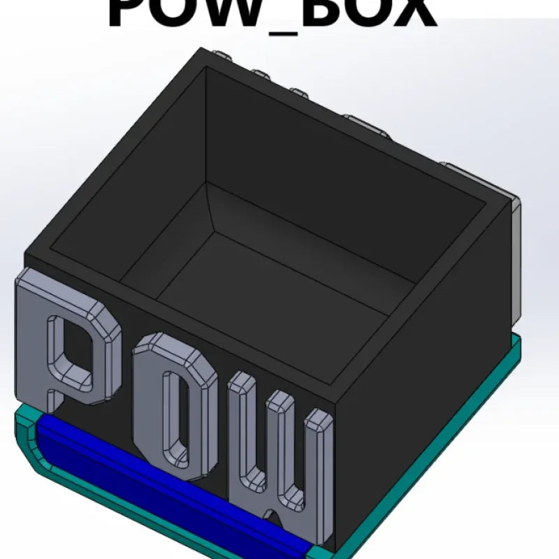Block POW Nintendo Switch game cartridge holder