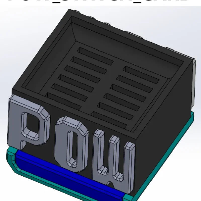 Block POW Nintendo Switch game cartridge holder