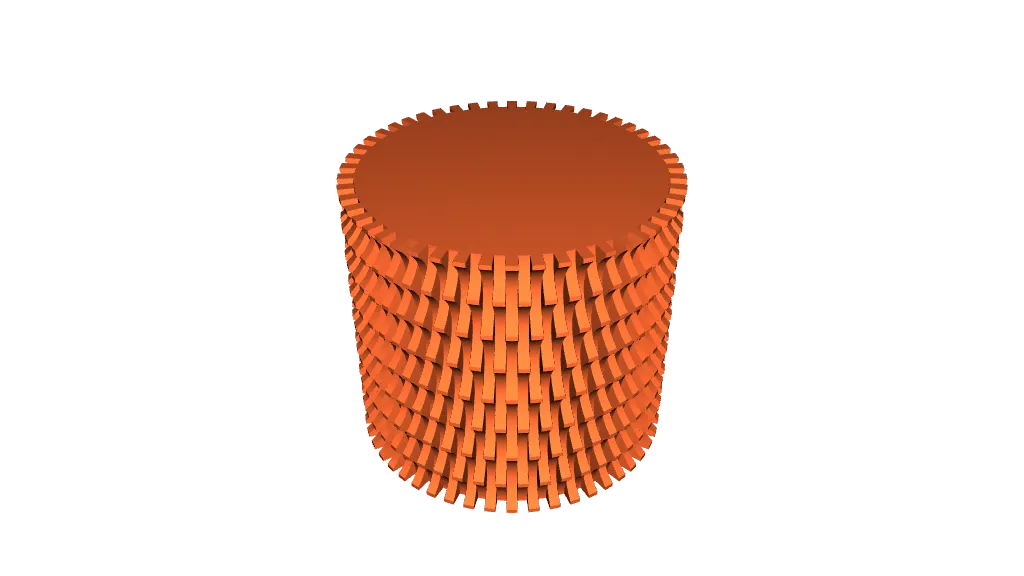 Pot de fleurs emboîtable et jardinière - Design en mode vase