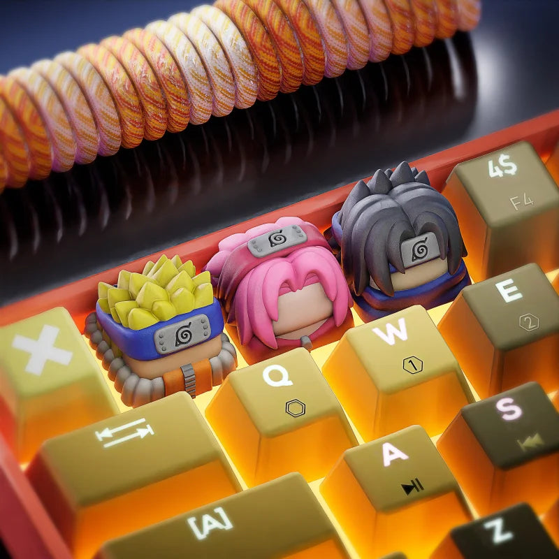 Keycaps Naruto Starters pour Clavier Mécanique