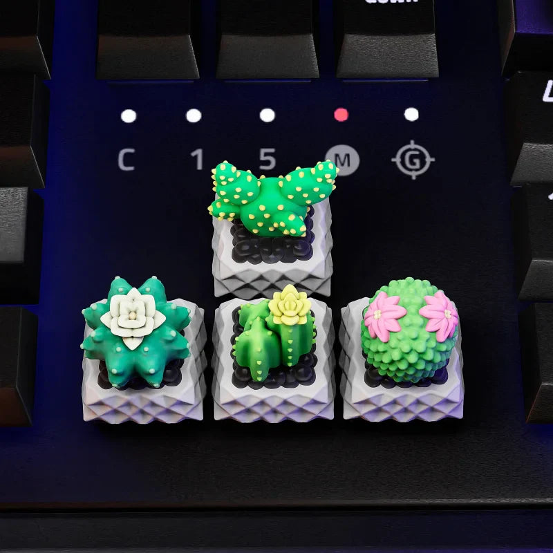 Keycaps Cactus pour Clavier Mécanique - PolyPrestige 3D