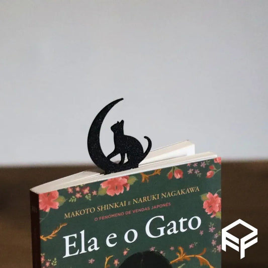 Cat on the Moon Bookmark