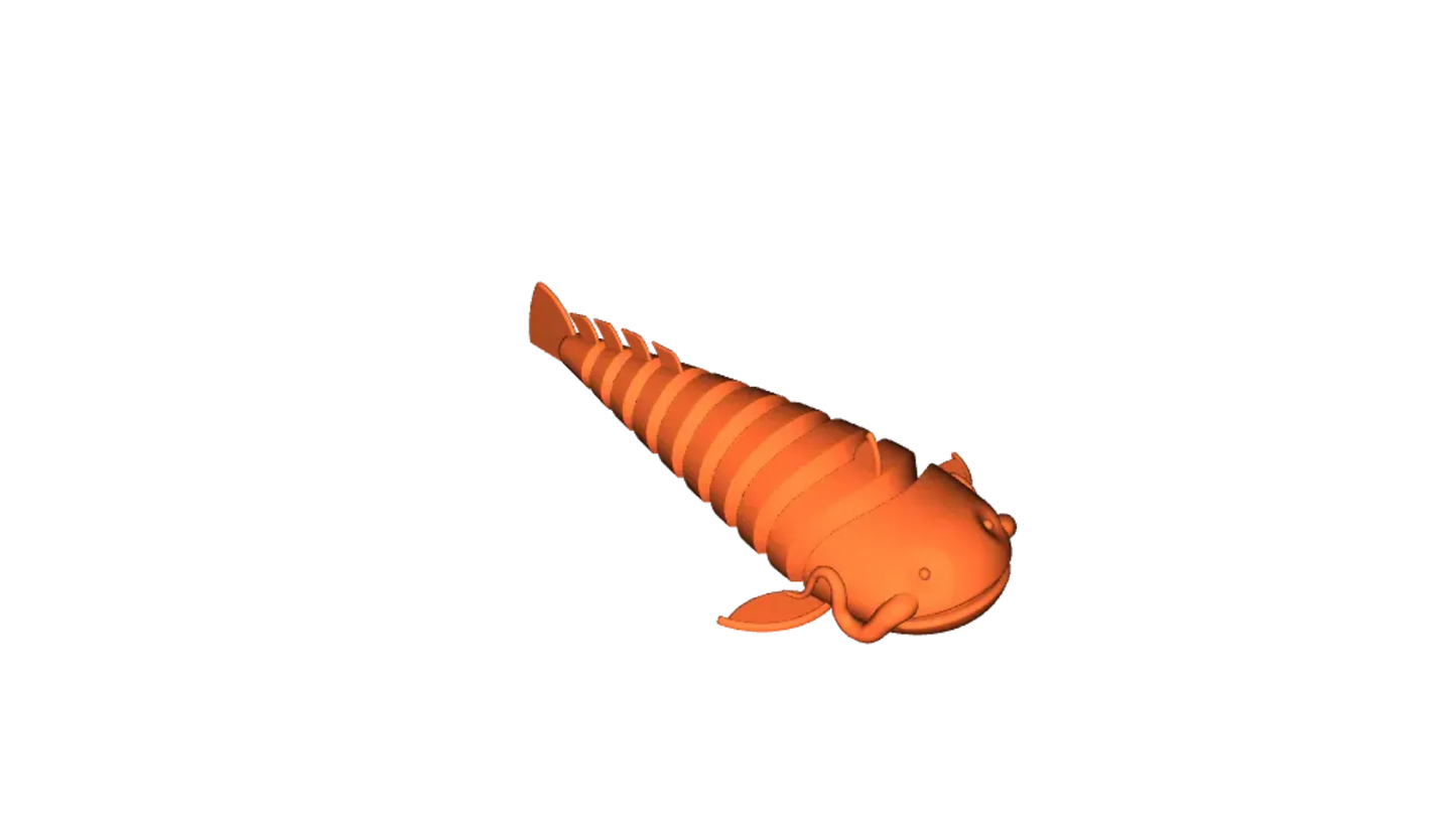 Poisson-chat articulé