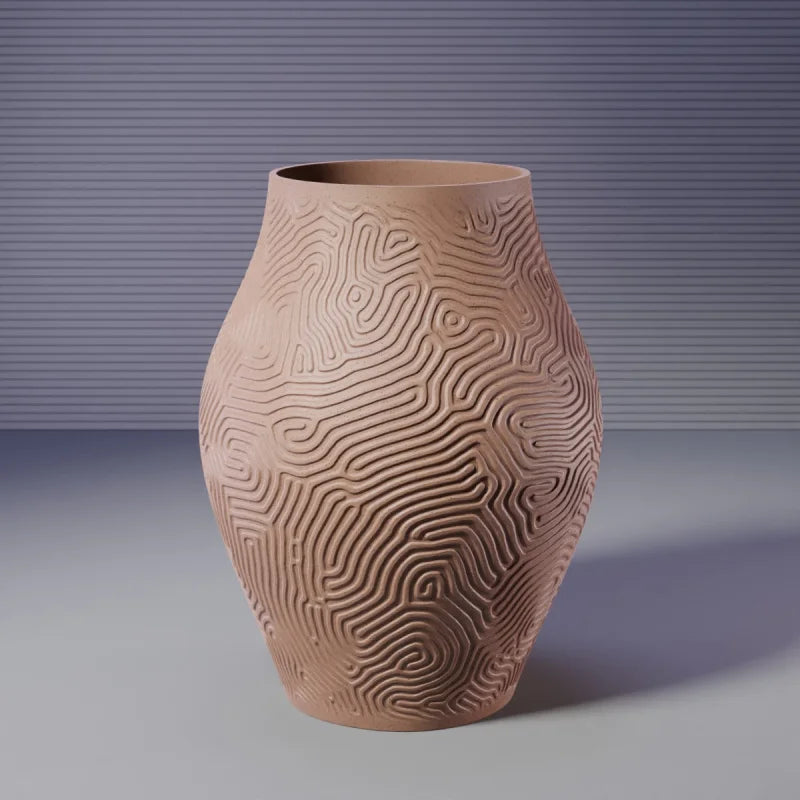 Vase Ondulé | Artisanat d'Exception - PolyPrestige 3D