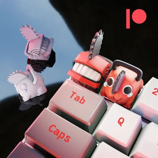 Chainsaw Man et Pochita Keycaps - Clavier mécanique-Polyprestige3D