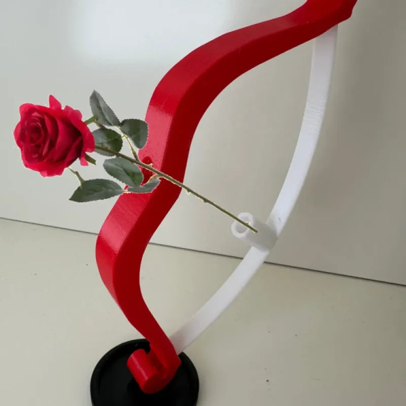 Cupid rose archery vase for Valentine