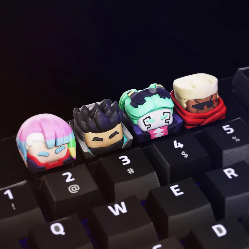 Keycaps Cyberpunk Edgerunners - Clavier Mécanique 