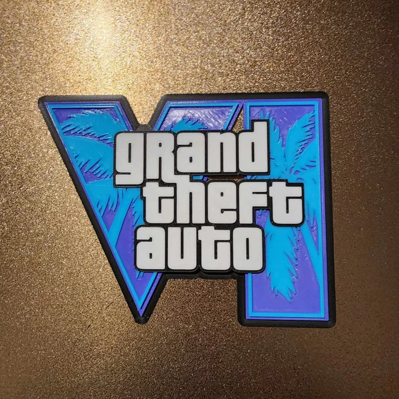 Logo  Grand Theft Auto 6 - GTA 6 VI | PolyPrestige 3D