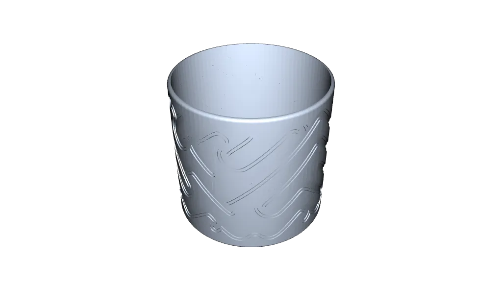 Pot de Plante Algorithmiquement de 6"