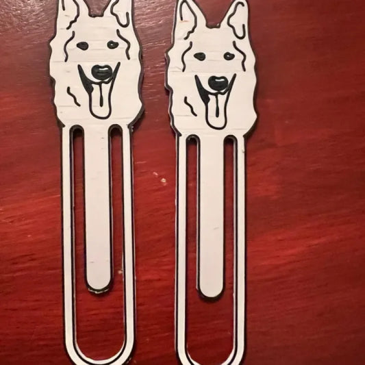 Dog bookmark