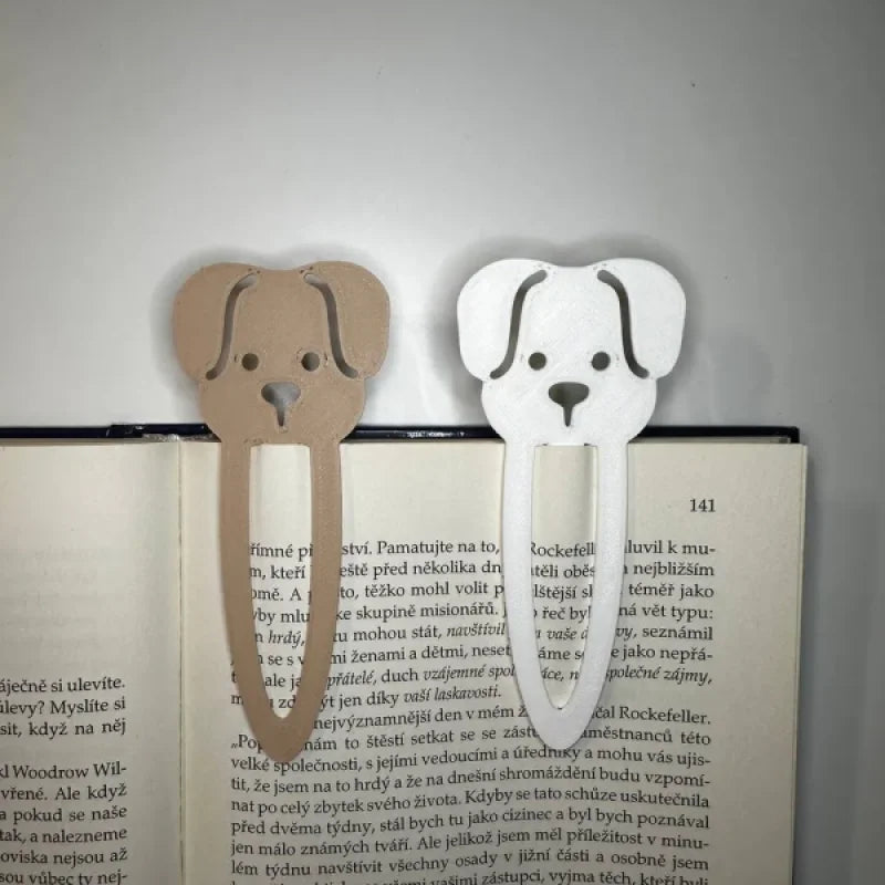 Dog bookmark