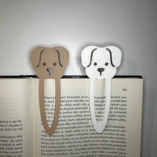 Dog bookmark