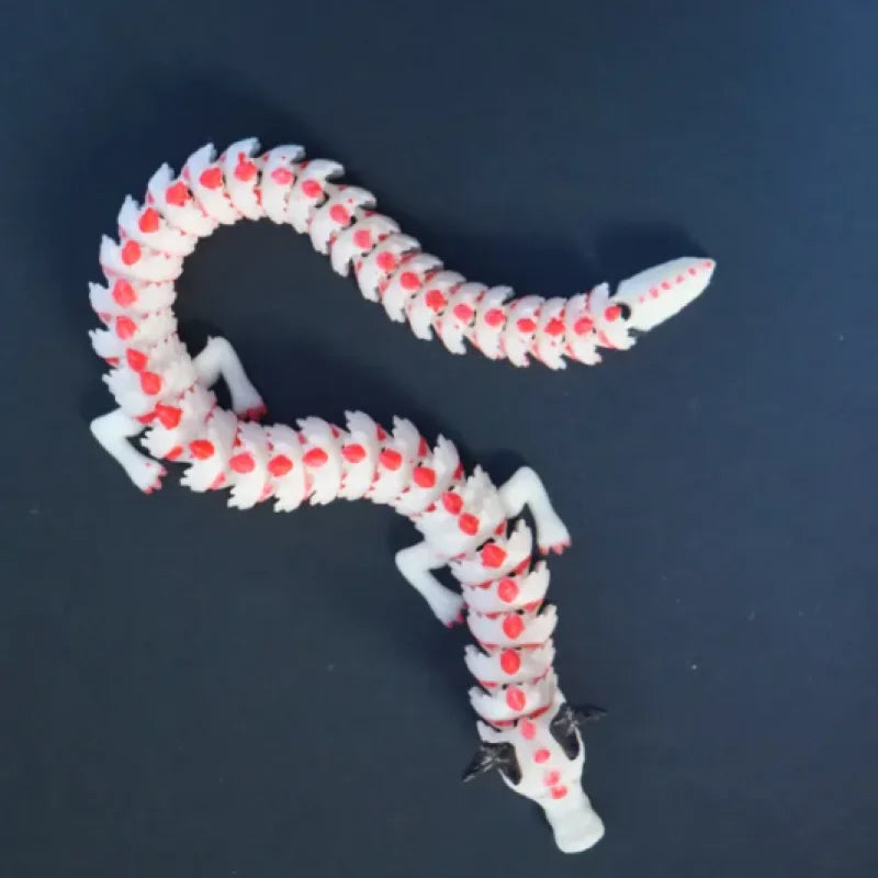 Dragon de Noël articulé