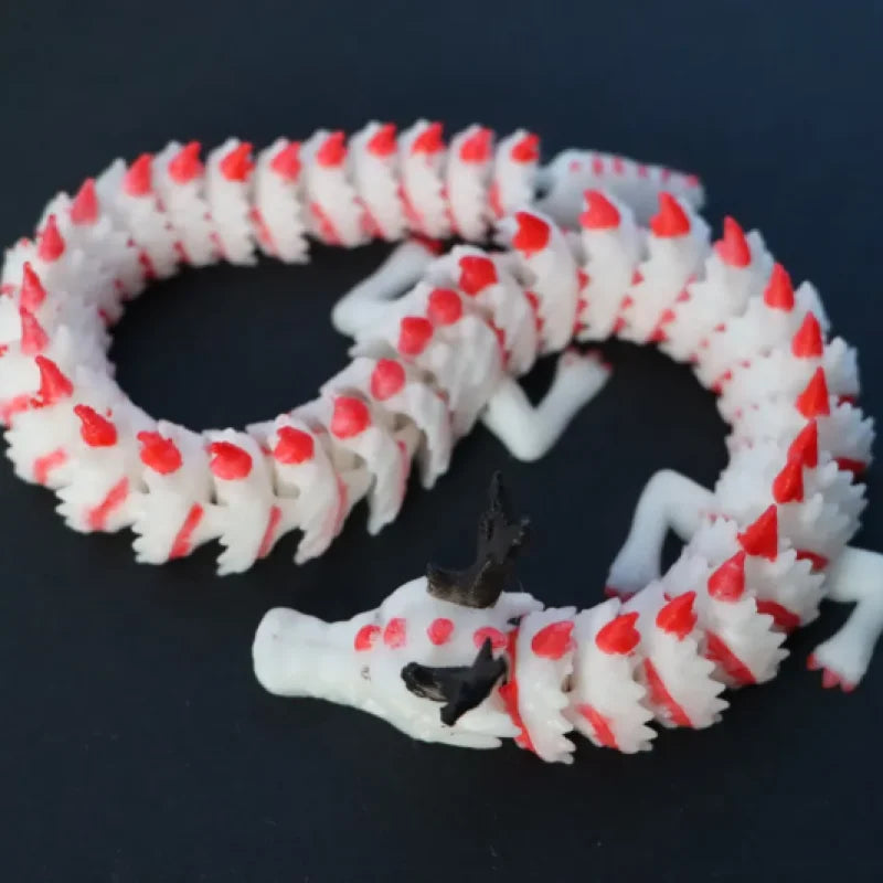 Dragon de Noël articulé