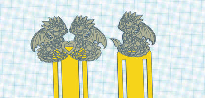 Marque-page dragon