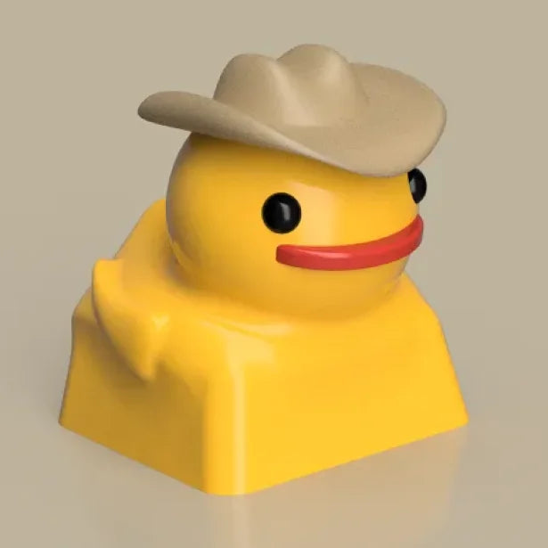 Keycap Canard avec Chapeau - Accessoire Clavier Unique 