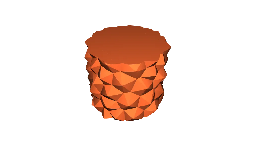 Pot de plante design Parametric Rock - Jardinière et vase moderne