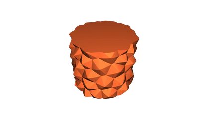 Pot de plante design Parametric Rock - Jardinière et vase moderne