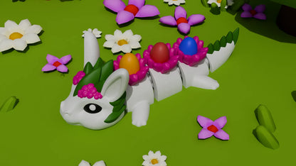 Dragon de Pâques Figure articulée